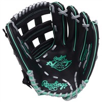 Rawlings NXT Series Contour Fit 3028 12.5in Baseball Glove (NXT3028U-6B), Black