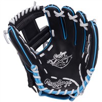 Rawlings NXT Series Contour Fit 234U 11.5in Baseball Glove (NXT234U-2B), Black/Light Blue