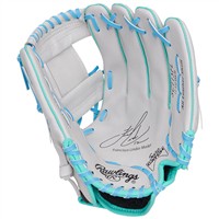 Rawlings Youth Sure Catch Francisco Lindor 11.5in Baseball Glove, Grey