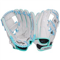 Rawlings Youth Sure Catch Francisco Lindor 11.5in Baseball Glove, Grey