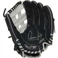 Rawlings Youth Sure Catch Aaron Judge 11in Baseball Glove, Black/Grey