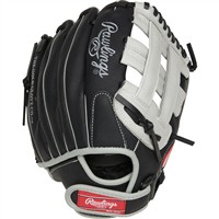 Rawlings Youth Sure Catch Aaron Judge 11in Baseball Glove, Black/Grey