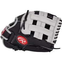 Rawlings Youth Sure Catch Aaron Judge 11in Baseball Glove, Black/Grey
