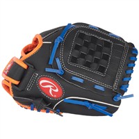 Rawlings Youth Sure Catch Jacob deGrom 10in Baseball Glove, Black/Blue
