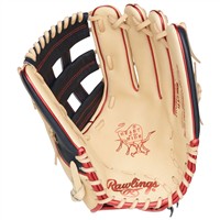 Rawlings Heart of the Hide 12.75in Fastpitch Softball Glove (PRO1275SB-6CN), Camel/Navy