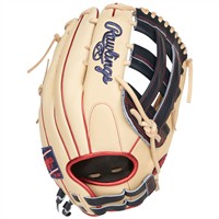 Rawlings Heart of the Hide 12.75in Fastpitch Softball Glove (PRO1275SB-6CN), Camel/Navy