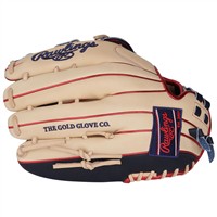 Rawlings Heart of the Hide 12.75in Fastpitch Softball Glove (PRO1275SB-6CN), Camel/Navy