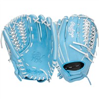 Rawlings Heart of the Hide 12.5in Fastpitch Softball Glove (PRO125SB-15CB), Light Blue