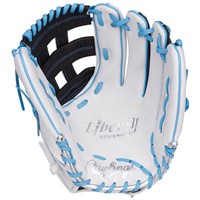 Rawlings Liberty Advanced 12.25in Fastpitch Glove (RLA207SB-6WSS), White/Black