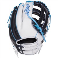 Rawlings Liberty Advanced 12.25in Fastpitch Glove (RLA207SB-6WSS), White/Black