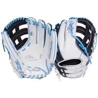 Rawlings Liberty Advanced 12.25in Fastpitch Glove (RLA207SB-6WSS), White/Black