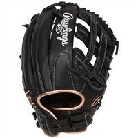 Rawlings R9 Series 13in Fastpitch Softball Glove (RR9SB130-6B), Black