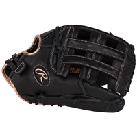 Rawlings R9 Series 13in Fastpitch Softball Glove (RR9SB130-6B), Black