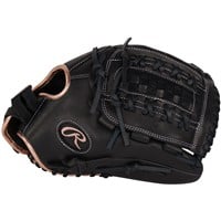 Rawlings R9 Series 12.5in Fastpitch Softball Glove (RR9SB125-18B), Black