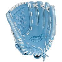Rawlings R9 Series 12.5in Fastpitch Softball Glove (RR9SB125-3CB), Light Blue