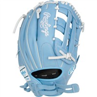 Rawlings R9 Series 12in Fastpitch Softball Glove (RR9SB120-6CB), Light Blue
