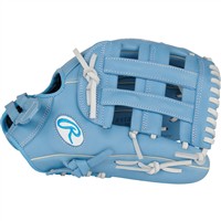 Rawlings R9 Series 12in Fastpitch Softball Glove (RR9SB120-6CB), Light Blue