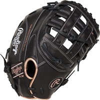 Rawlings R9 Series 12.5in 1st Base Fastpitch Glove (RR9SBFBM-17B), Black