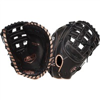 Rawlings R9 Series 12.5in 1st Base Fastpitch Glove (RR9SBFBM-17B), Black