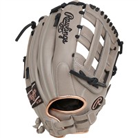 Rawlings R9 Series Contour Fit 12in Fastpitch Glove (RR9SB120U-6GB), Grey