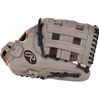 Rawlings R9 Series Contour Fit 12in Fastpitch Glove (RR9SB120U-6GB), Grey