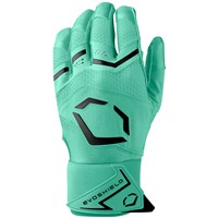 Evoshield Adult Carbyne Batting Gloves w/Strap, Seafoam