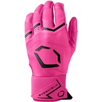 Evoshield Adult Carbyne Batting Gloves w/Strap, Pink