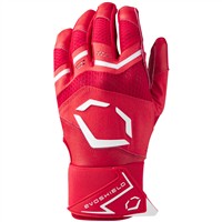 Evoshield Adult Carbyne Batting Gloves w/Strap, Scarlet