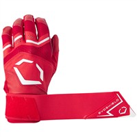 Evoshield Adult Carbyne Batting Gloves w/Strap, Scarlet