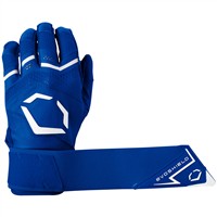 Evoshield Adult Carbyne Batting Gloves w/Strap, Royal