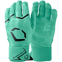 Evoshield Adult Carbyne Batting Gloves w/Strap, Seafoam