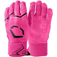 Evoshield Adult Carbyne Batting Gloves w/Strap, Pink