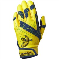 Louisville Slugger Youth Savannah Bananas Batting Gloves, Navy/Yellow