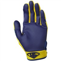 Louisville Slugger Youth Savannah Bananas Batting Gloves, Navy/Yellow