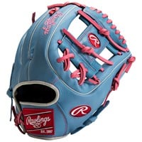 Rawlings Exclusive Gamer 11.5 Baseball Glove (G314-2CBP), Blue/Pink