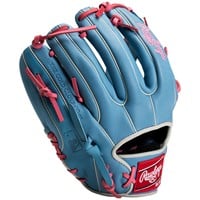 Rawlings Exclusive Gamer 11.5 Baseball Glove (G314-2CBP), Blue/Pink