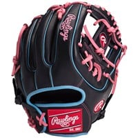 Rawlings Exclusive Gamer 11.5in Baseball Glove (G314-2BCBP), Black/Pink