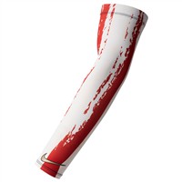 NIKE Men's Dri-FIT Pro Baseball Sleeve, Red/White