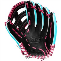 Wilson A2K 1810SS SuperSkin 12.75in Baseball Glove, Black/Pink