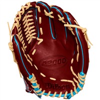 Wilson A2000 11.75in Baseball Glove, Red/Blue