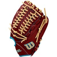 Wilson A2000 11.75in Baseball Glove, Red/Blue