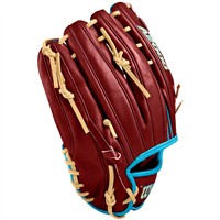Wilson A2000 11.75in Baseball Glove, Red/Blue