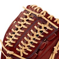 Wilson A2000 11.75in Baseball Glove, Red/Blue