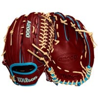 Wilson A2000 11.75in Baseball Glove, Red/Blue