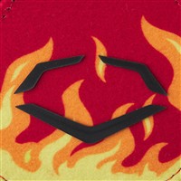 Evoshield Limited Edition X-SRZ Stay Hot Adult Sliding Mitt, Red/Orange