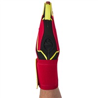 Evoshield Limited Edition X-SRZ Stay Hot Adult Sliding Mitt, Red/Orange