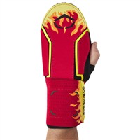 Evoshield Limited Edition X-SRZ Stay Hot Adult Sliding Mitt, Red/Orange