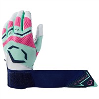 Evoshield Adult Limited Edition Carbyne Batting Gloves w/Strap, Navy/Pink