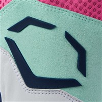 Evoshield Adult Limited Edition Carbyne Batting Gloves w/Strap, Navy/Pink