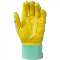 Evoshield Youth Limited Edition Carbyne Batting Gloves w/Strap, Yellow/Red